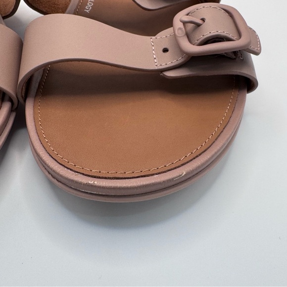 Fitflop Gracie Slide Leather Sandals in Dusty Pink Sz 10 great condition - Picture 8 of 8